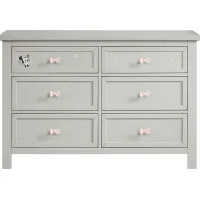 Kids Starry Dreams with Minnie Mouse Gray Dresser