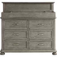Kids Woodland Adventures Classic Gray Dresser with Changing Pad