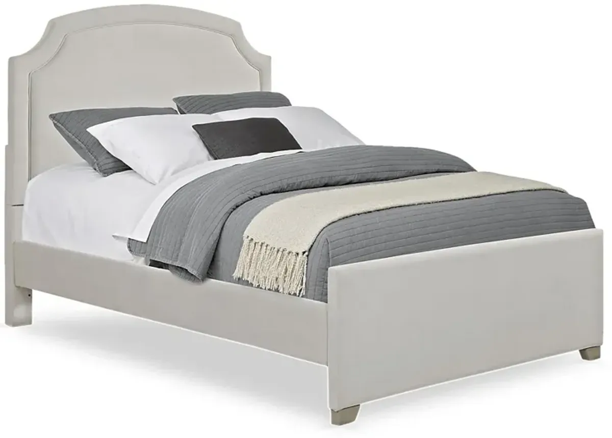 Kids Dakotah Gray 3 Pc Full Upholstered Bed