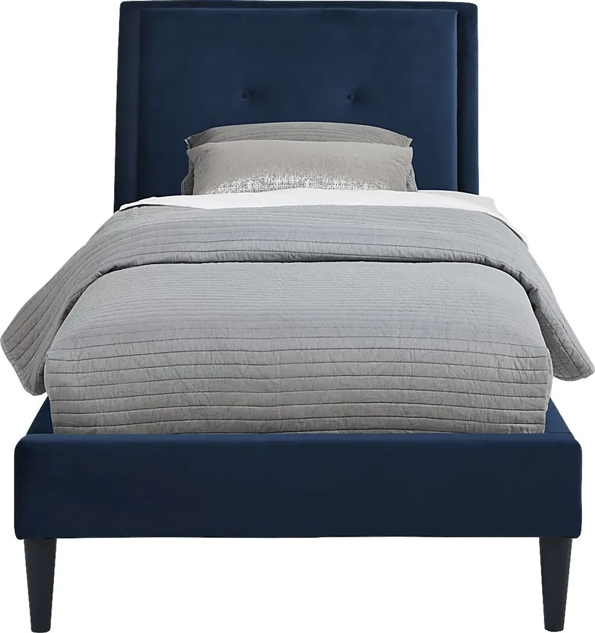Kids Jaidyn Blue Twin Upholstered Bed