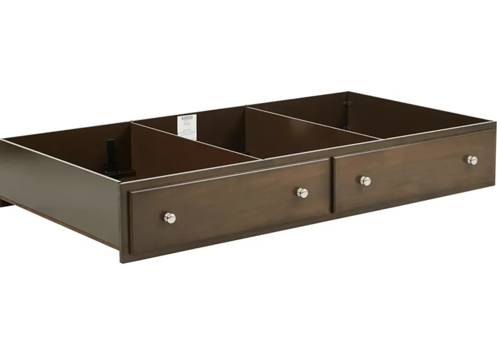 Santa Cruz Brown Cherry Twin Storage Trundle