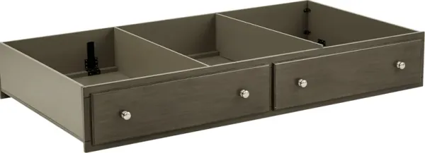 Kids Santa Cruz Gray Twin Storage Trundle