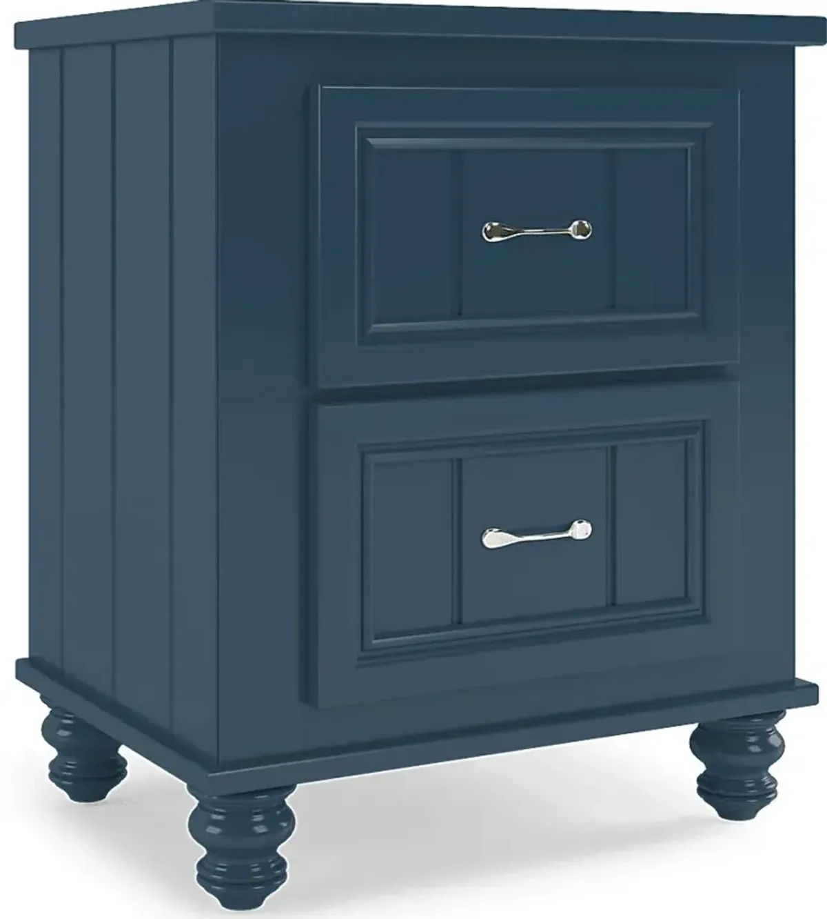 Kids Cottage Colors Navy 5 Pc Full Bookcase Bedroom