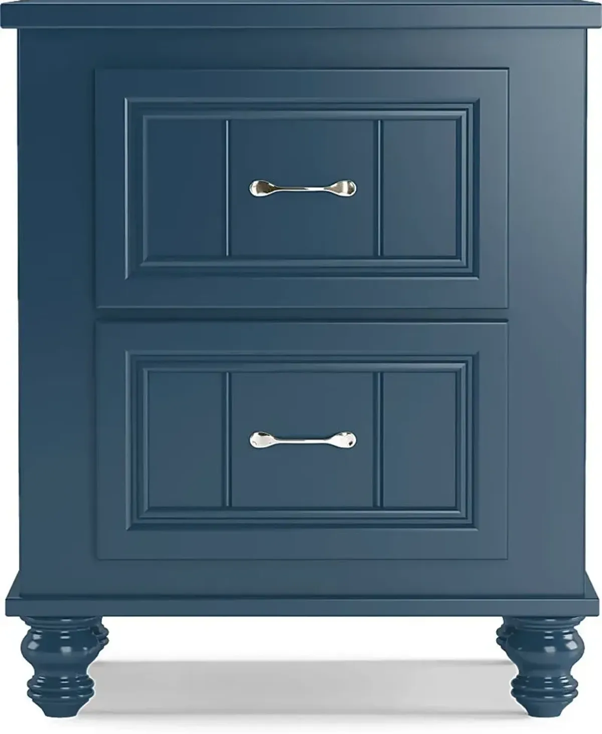 Kids Cottage Colors Navy 5 Pc Full Bookcase Bedroom