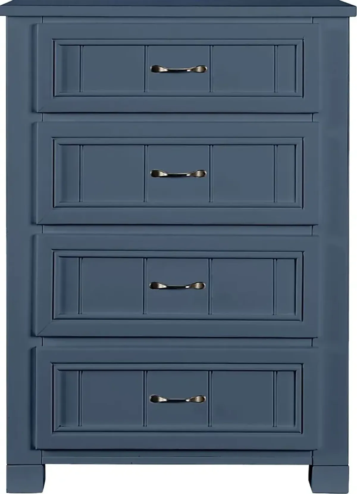 Kids Cottage Colors Navy 5 Pc Full Bookcase Bedroom