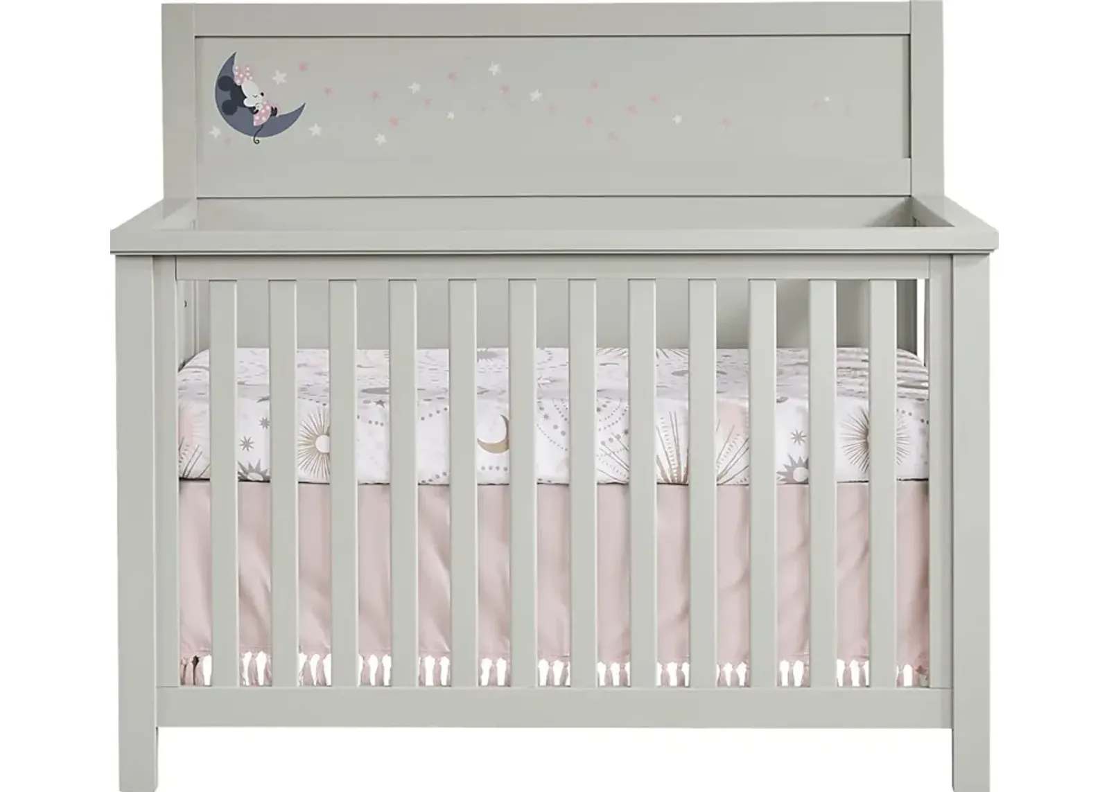 Disney Baby Starry Dreams with Minnie Mouse Gray Convertible Crib