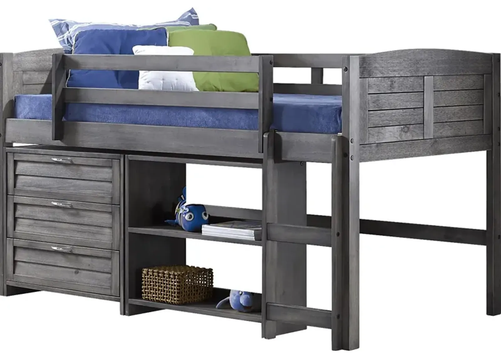 Kids Daintree Gray Twin Jr. Loft Bed