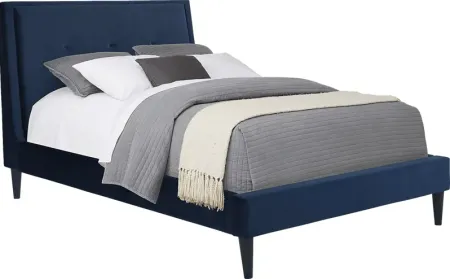 Kids Jaidyn Blue 3 Pc Full Upholstered Bed