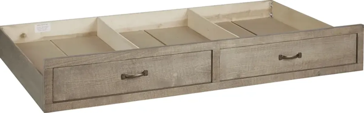 Montana Driftwood Twin Storage Trundle