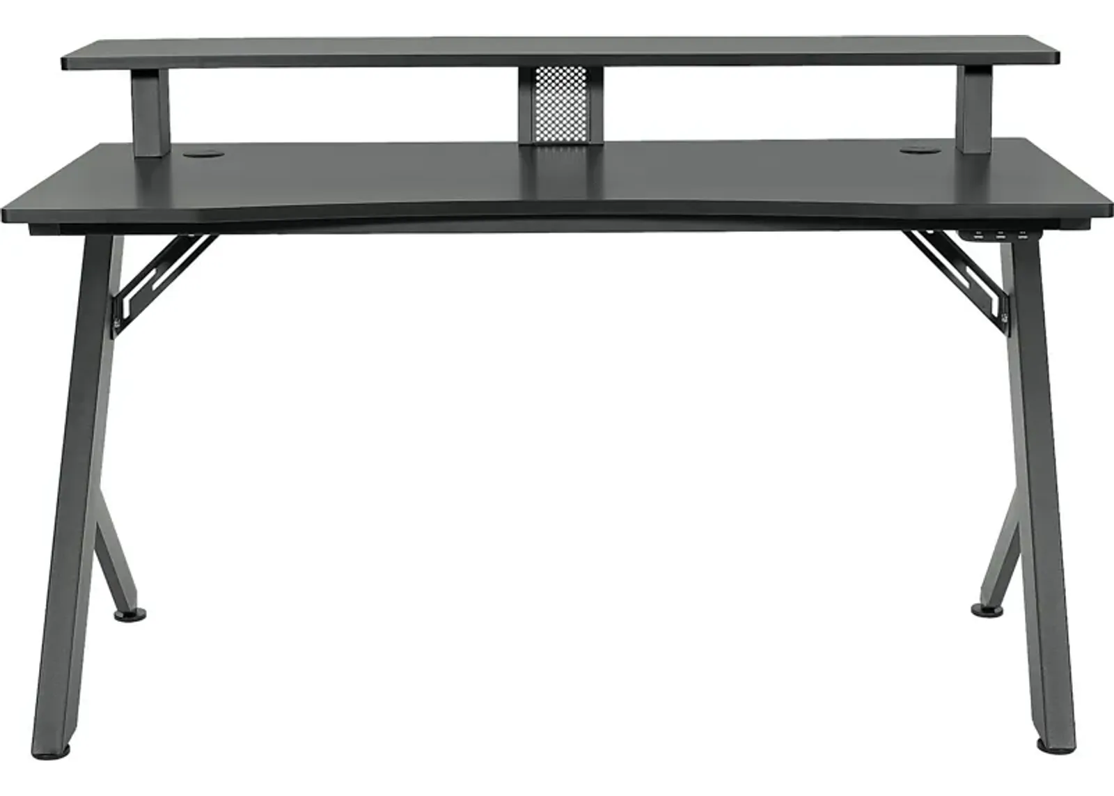 Antinous Black 54 in. PC Gaming Desk