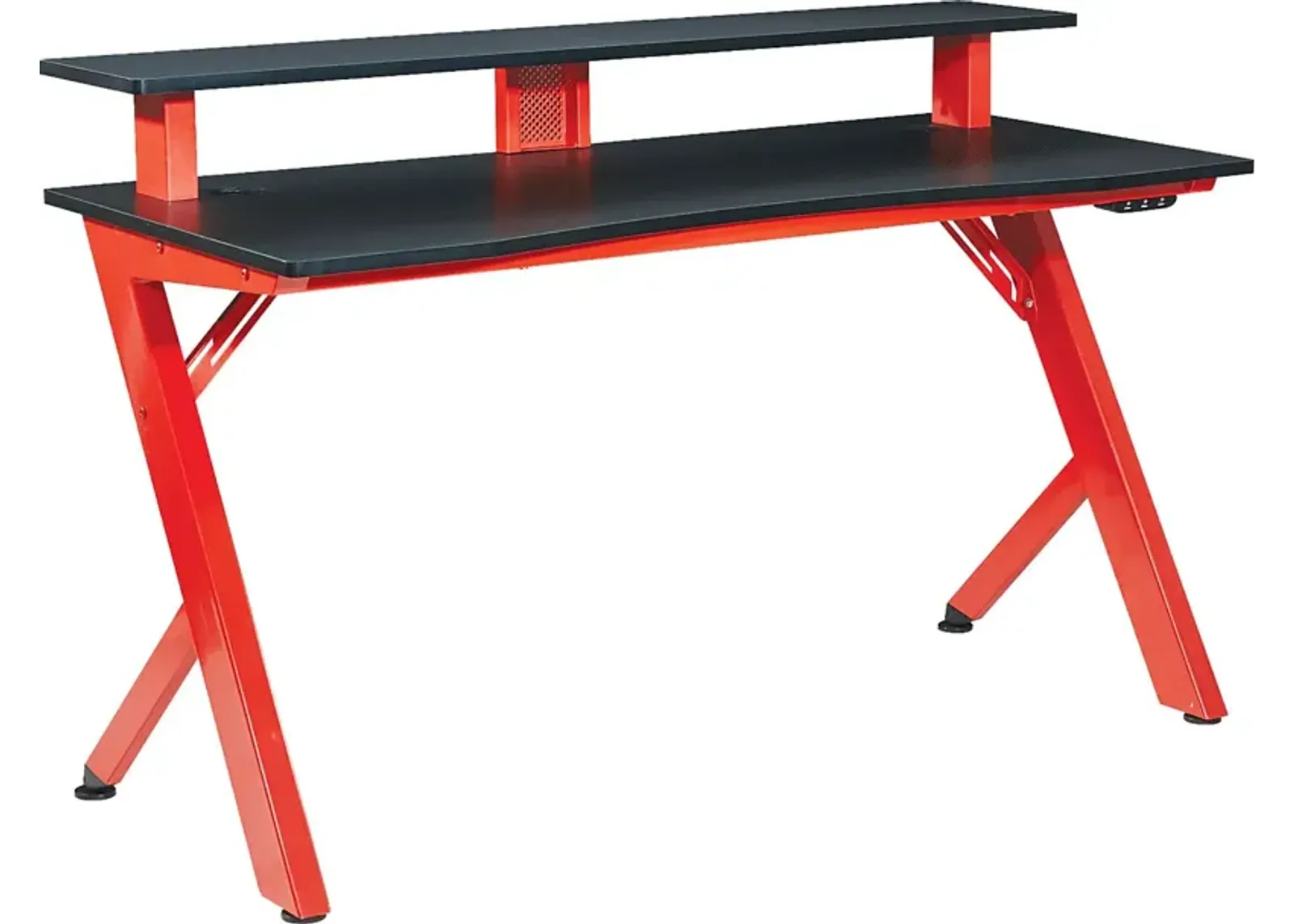 Antinous Red 54 in. PC Gaming Desk