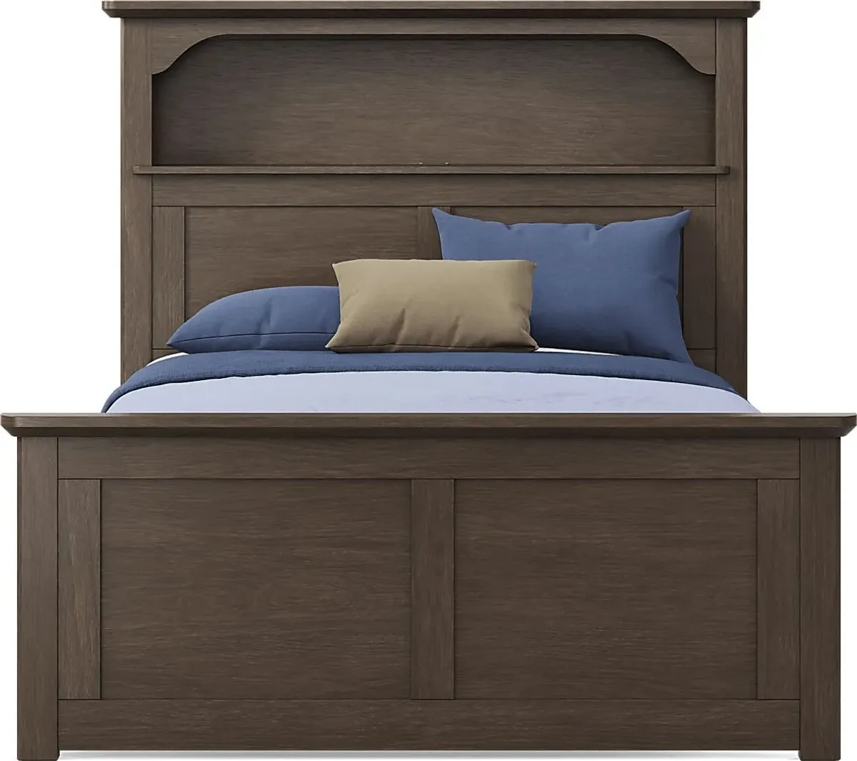 Kids South Bend Brown Cherry Full Bookcase Bedroom