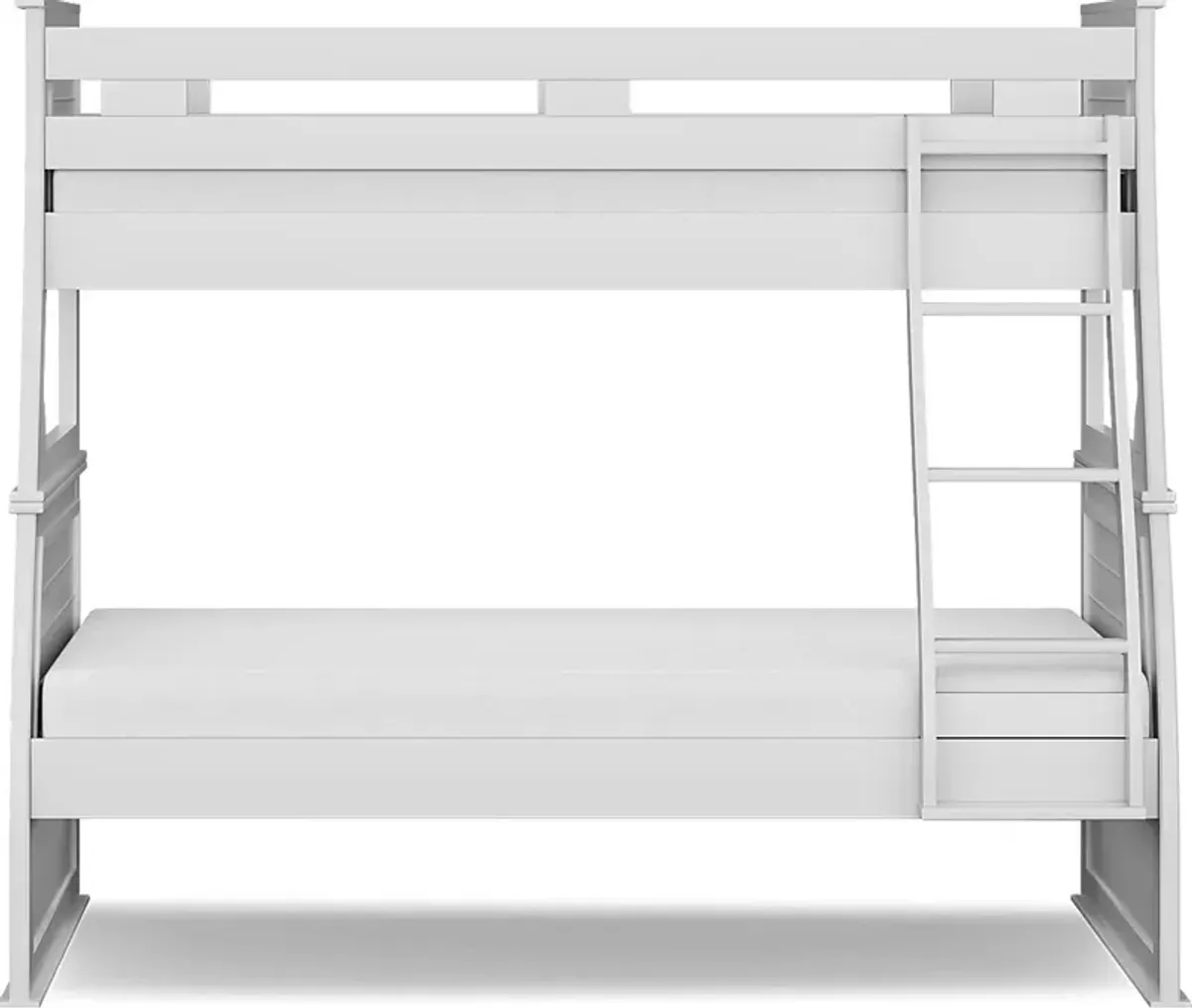 Kids Hilton Head White Twin/Full Bunk Bed