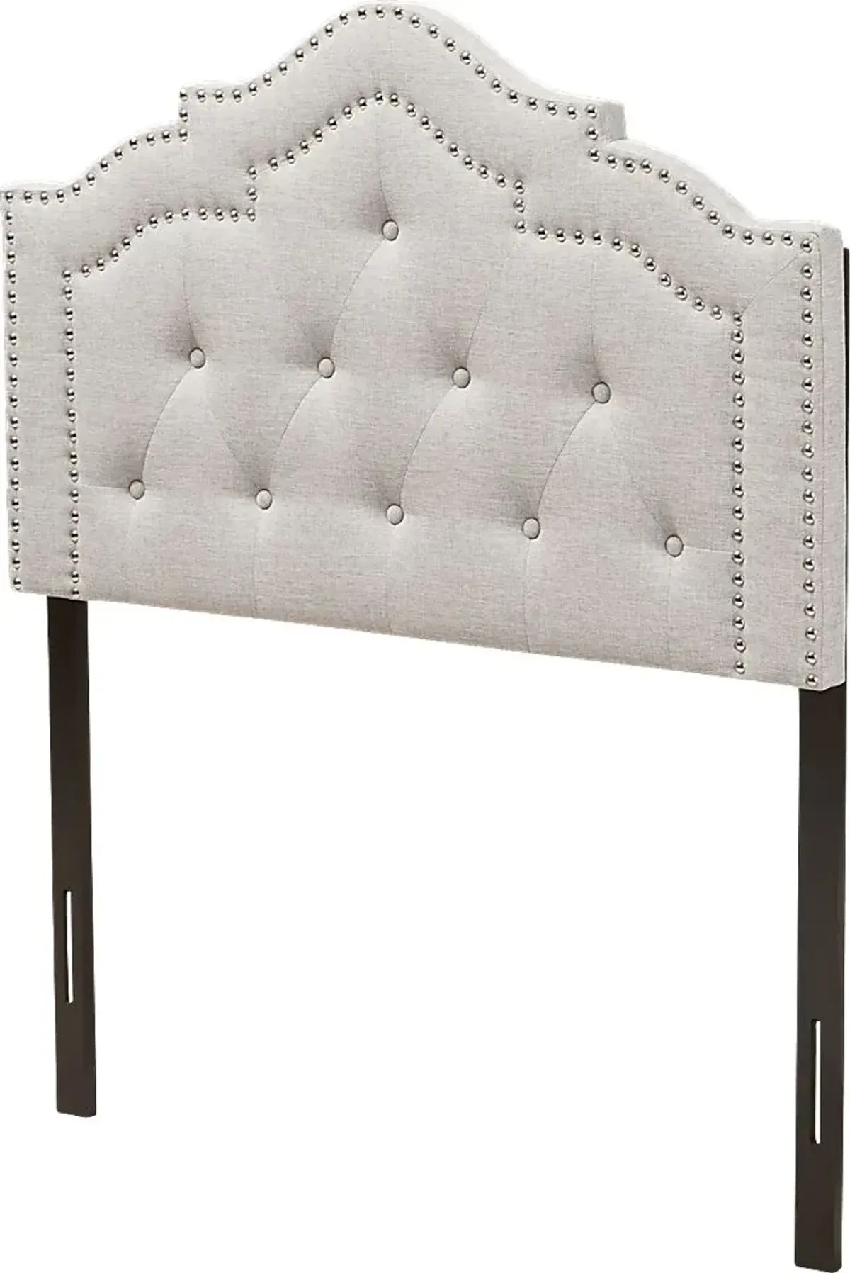 Allamar Gray Twin Upholstered Headboard