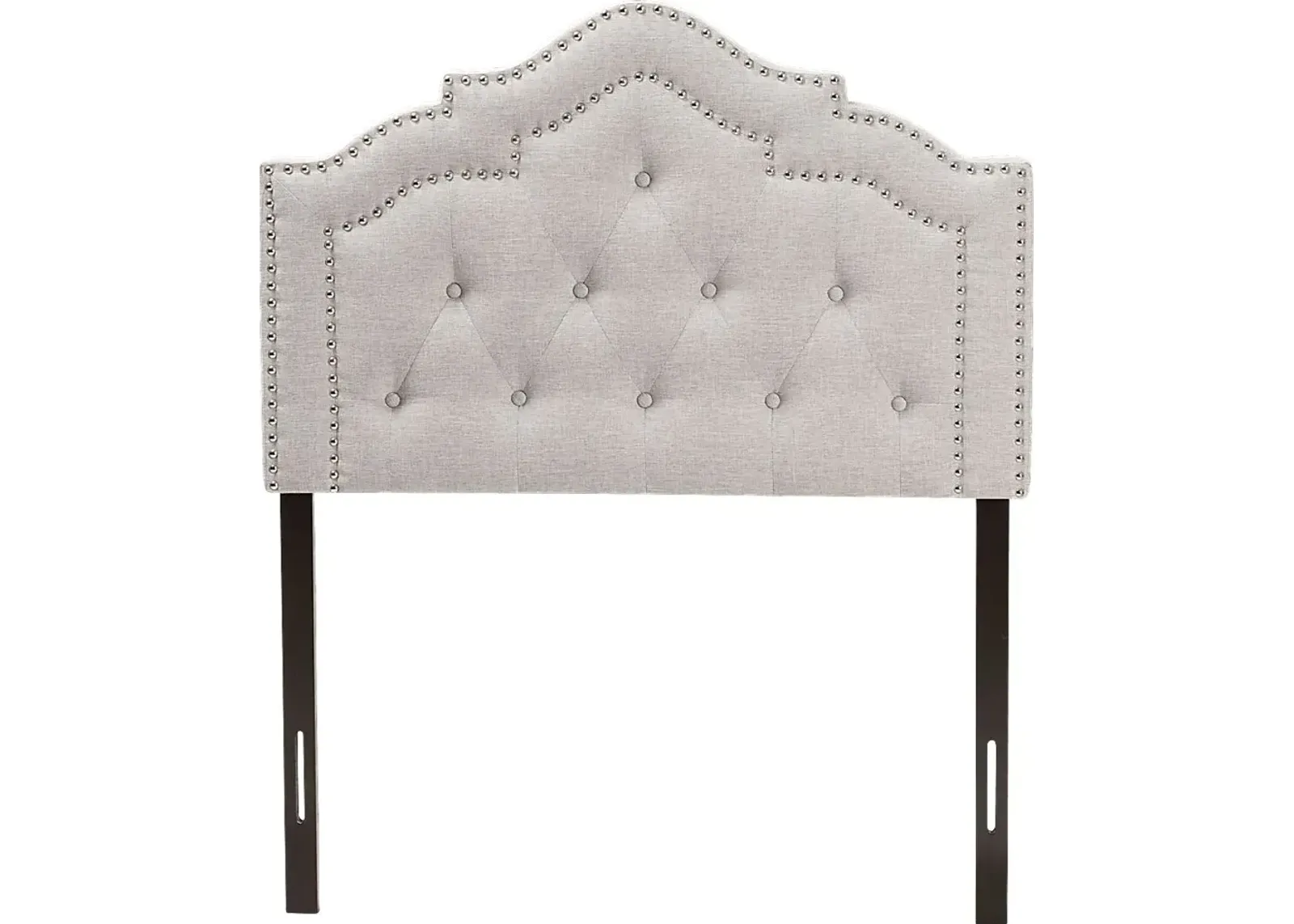 Allamar Gray Twin Upholstered Headboard