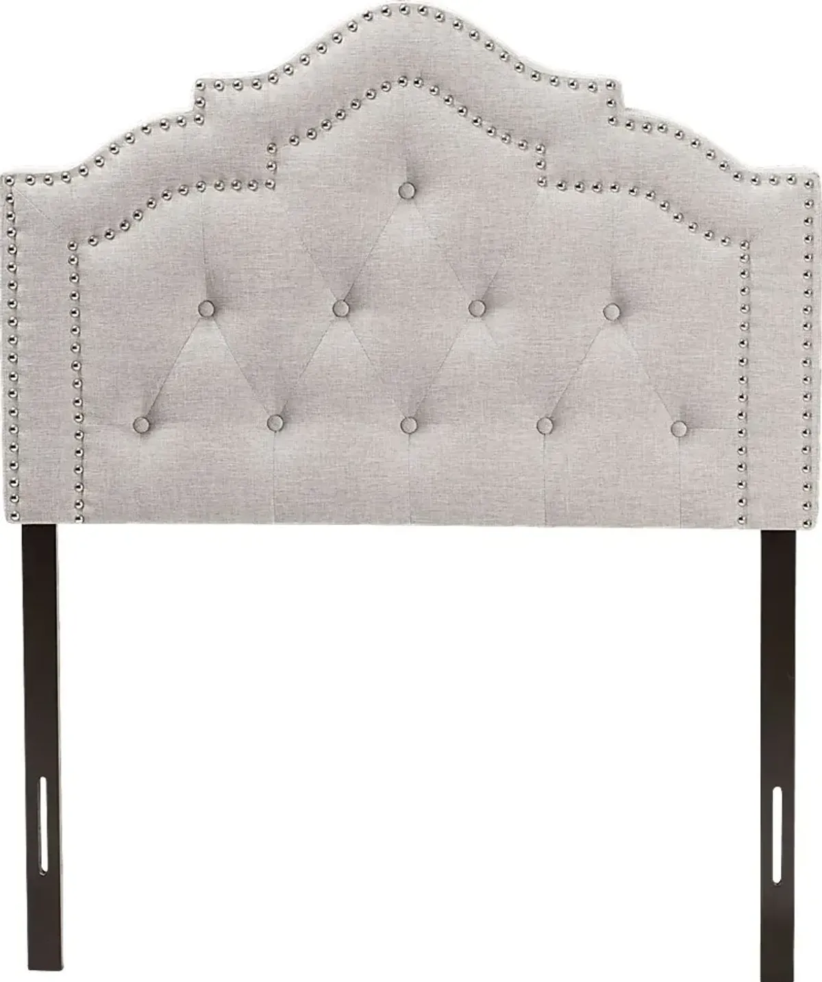 Allamar Gray Twin Upholstered Headboard