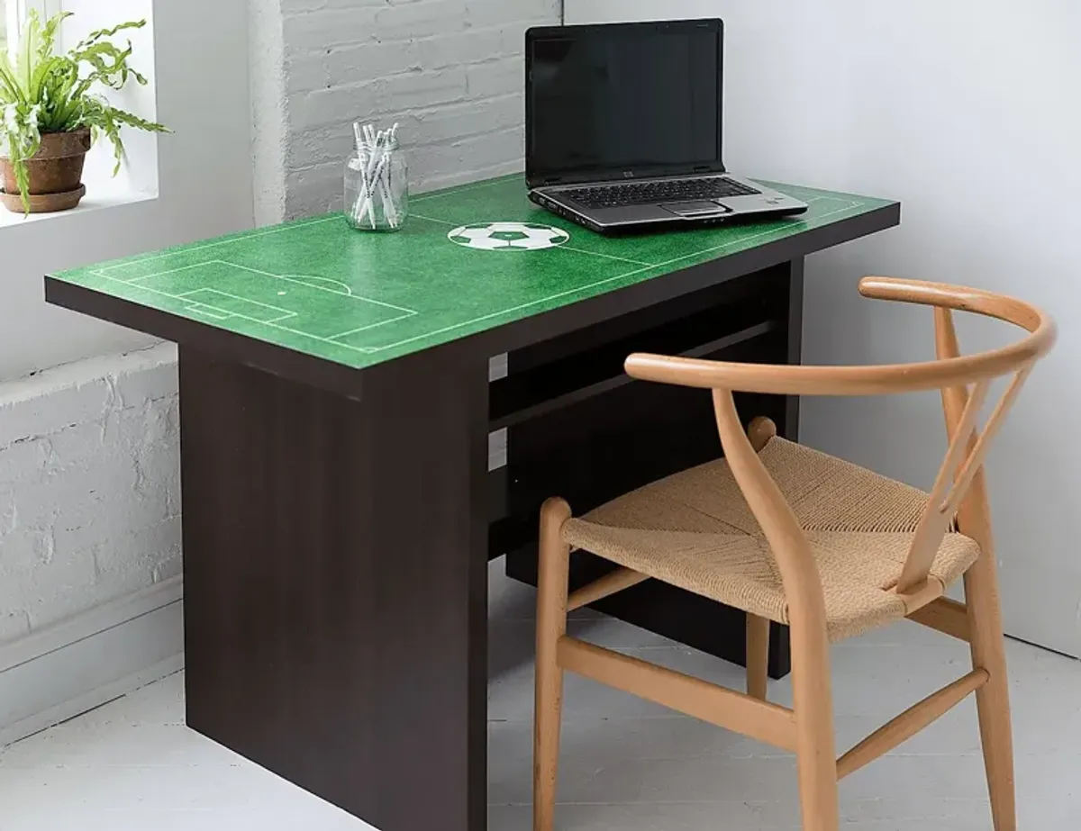 Kids Study Pitch Green Desk