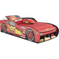 Disney/Pixar Cars Lightning McQueen&trade; Red 3 Pc Twin Car Bed