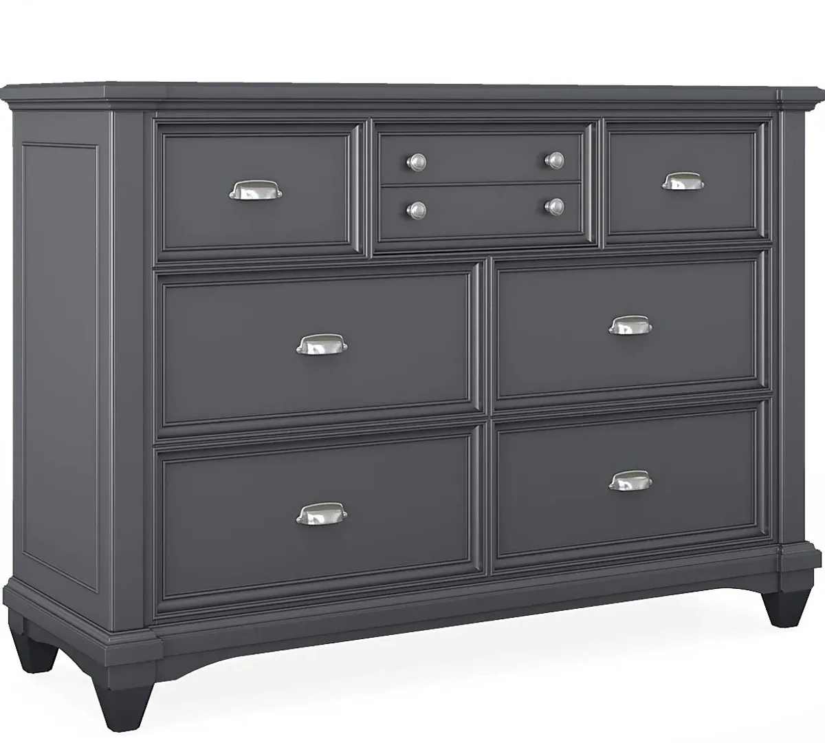 Kids Hilton Head Graphite Full Bookcase Bedroom