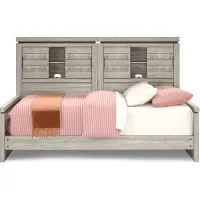Kids Westover Hills Jr. Reclaimed Gray 3 Pc Full Bookcase Wall Bed