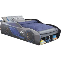 Disney/Pixar Cars Jackson Storm&trade; Blue 3 Pc Twin Car Bed