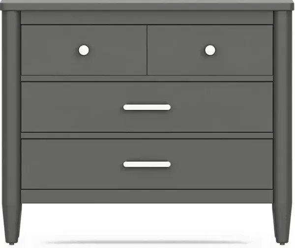 Kids Modern Colors Iron Ore Loft Chest