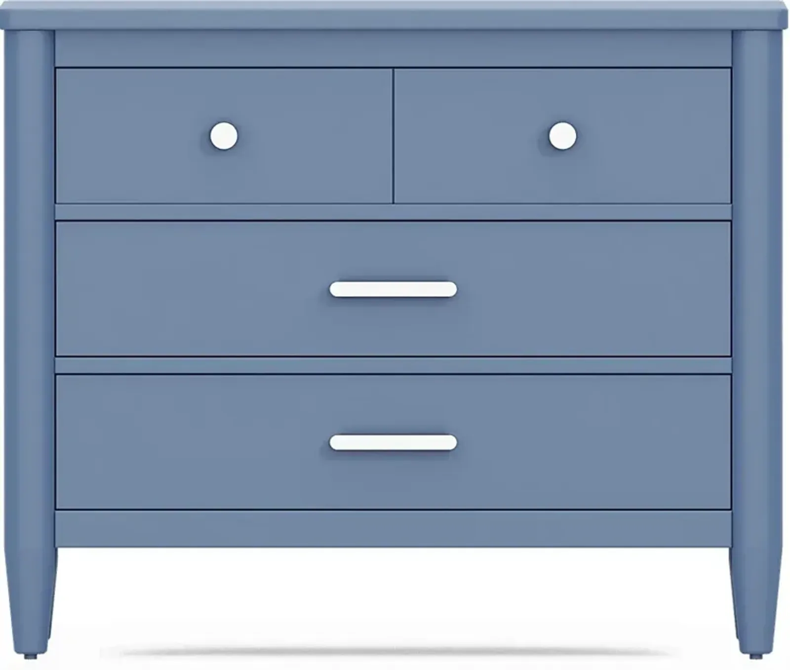 Kids Modern Colors Slate Blue Loft Chest