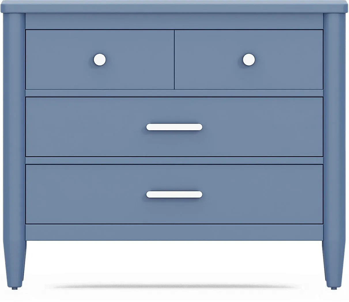 Kids Modern Colors Slate Blue Loft Chest