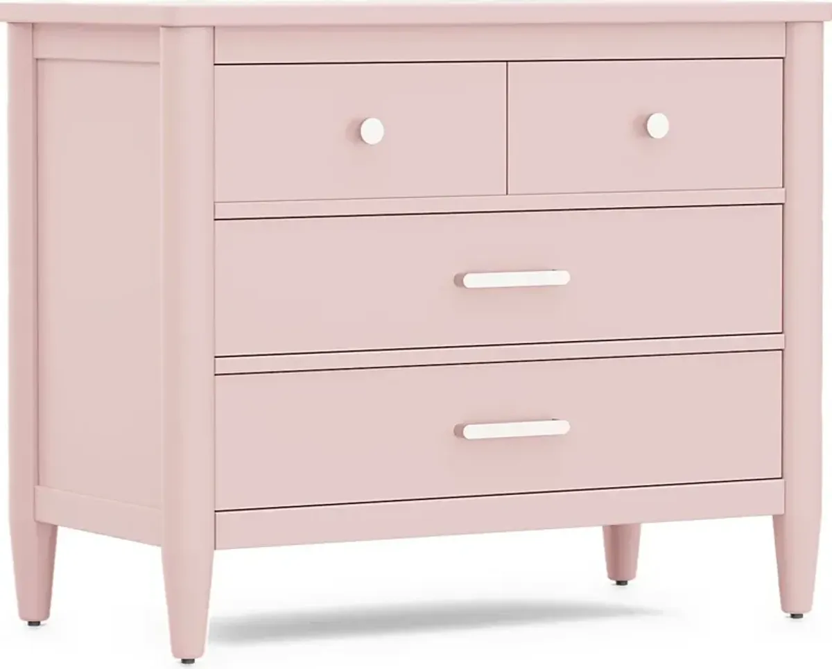 Kids Modern Colors Pink Loft Chest