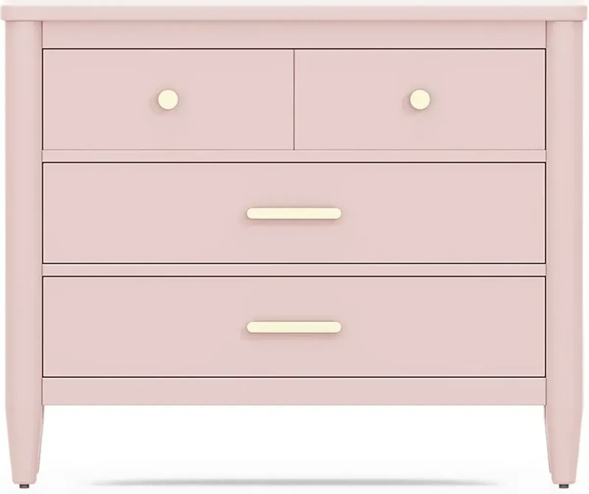 Kids Modern Colors Pink Loft Chest