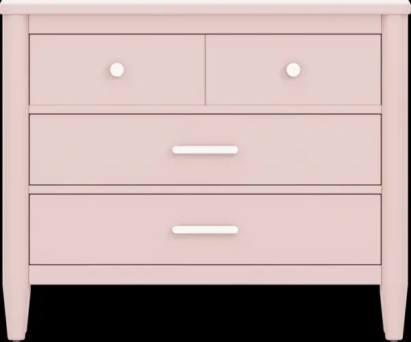 Kids Modern Colors Pink Loft Chest
