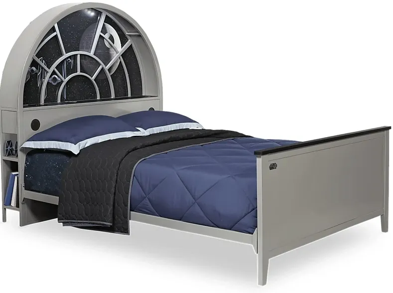 Kids Star Wars Millennium Falcon&trade; Gray 3 Pc Full Bookcase Bed