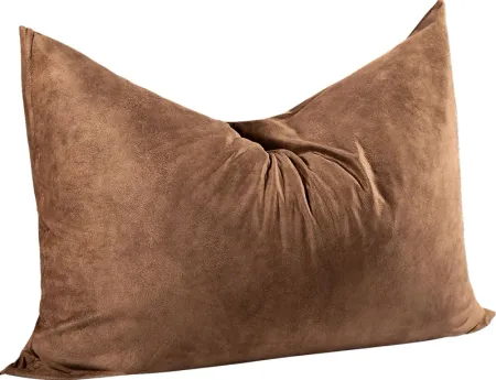 Kids Amelle Chestnut Large Bean Bag and Floor Pillow