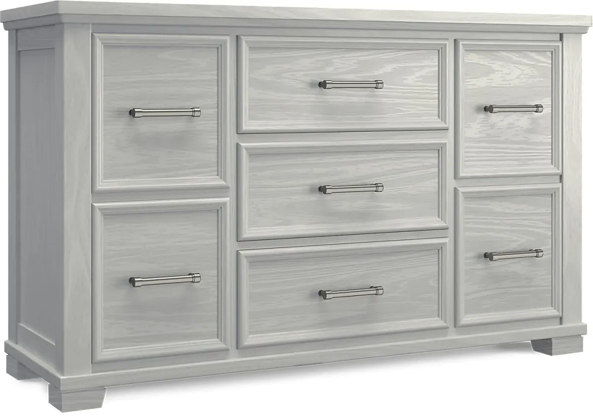 Kids Canyon Lake Ash Gray Twin Bookcase Bedroom with Storage Side Rail