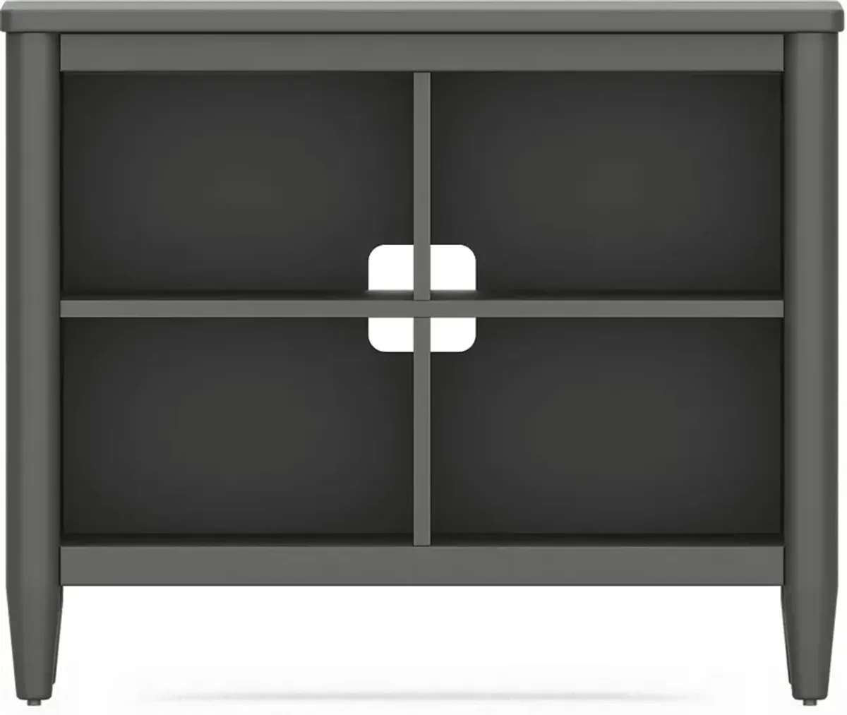 Kids Modern Colors Iron Ore 37" Bookcase