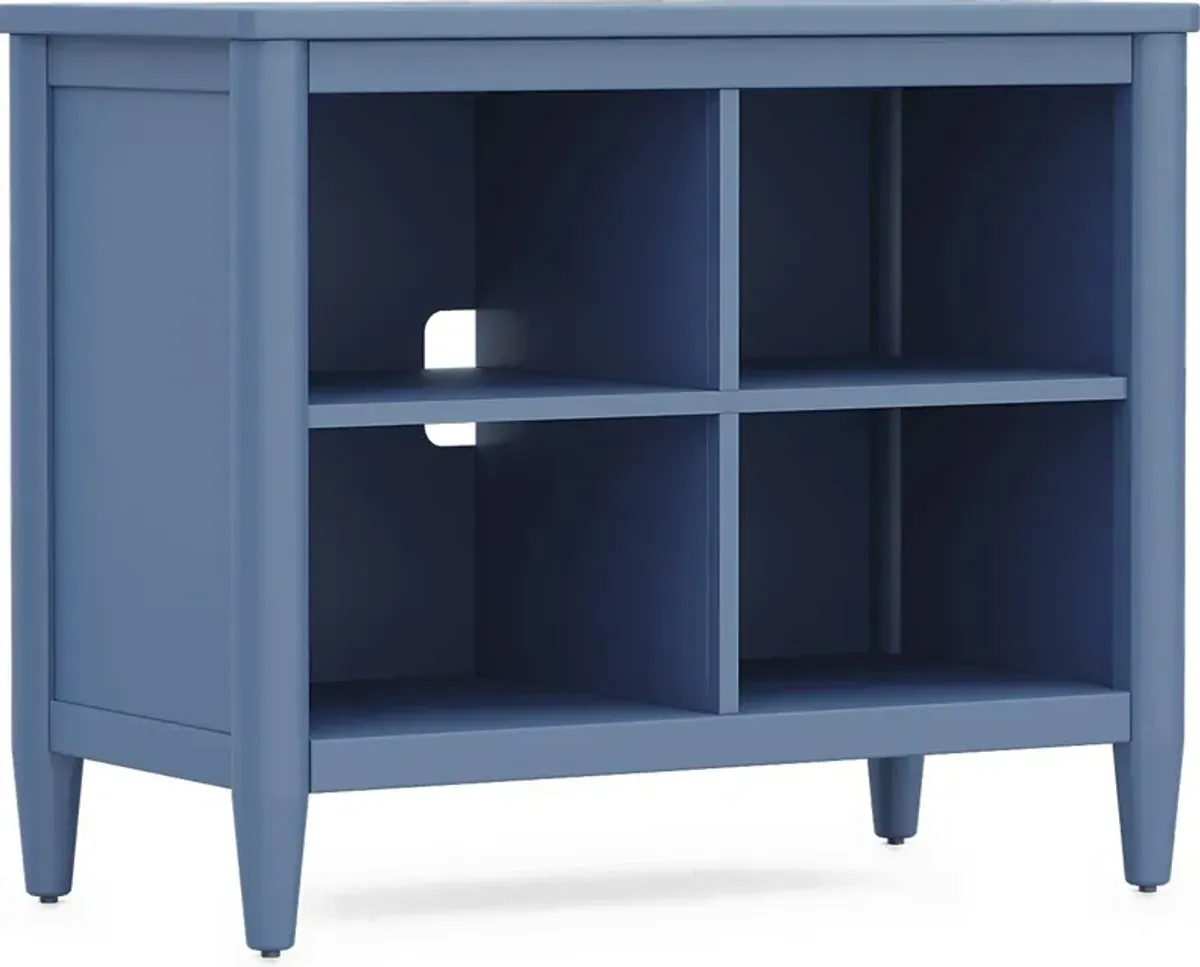 Kids Modern Colors Slate Blue 37"" Bookcase