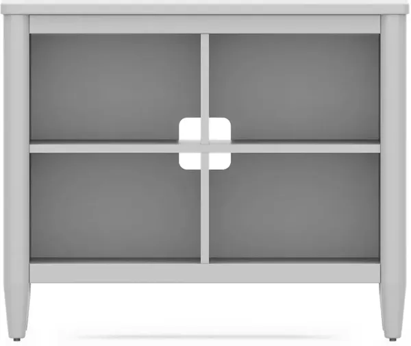 Kids Modern Colors Light Gray 37" Bookcase