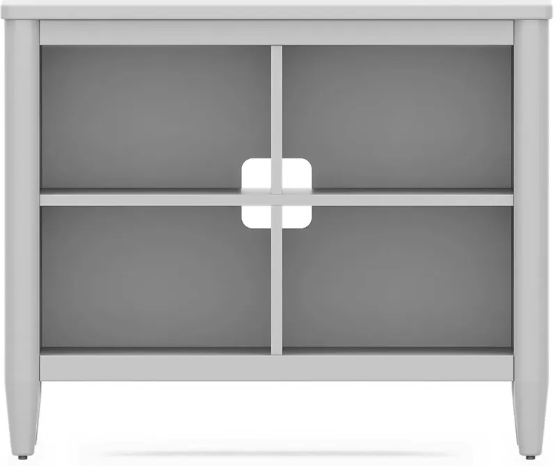 Kids Modern Colors Light Gray 37" Bookcase