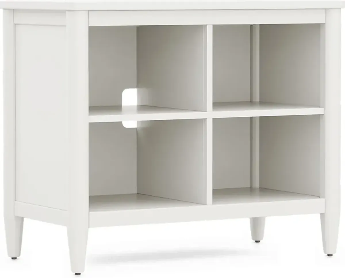 Kids Modern Colors White 37"" Bookcase