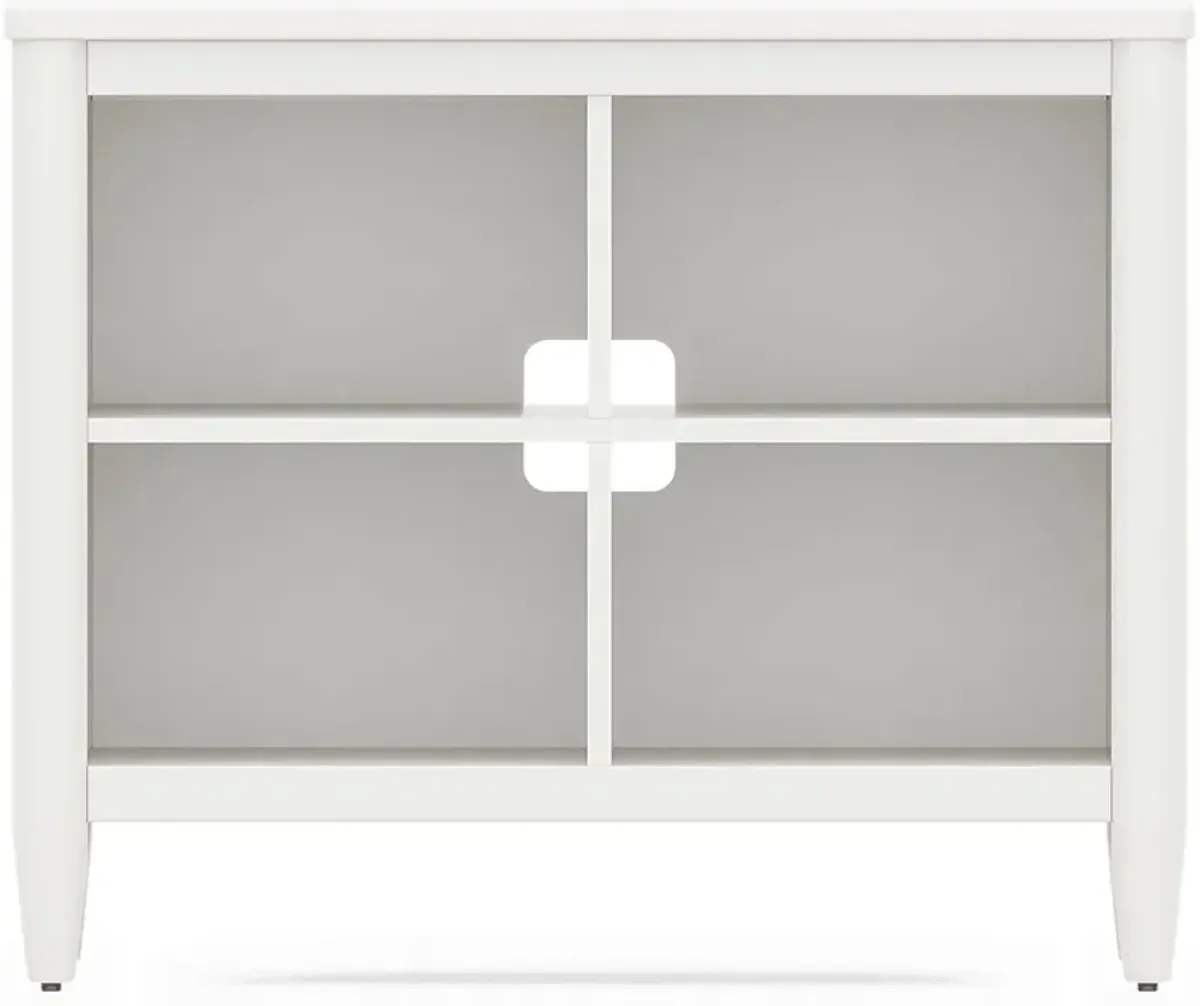 Kids Modern Colors White 37"" Bookcase