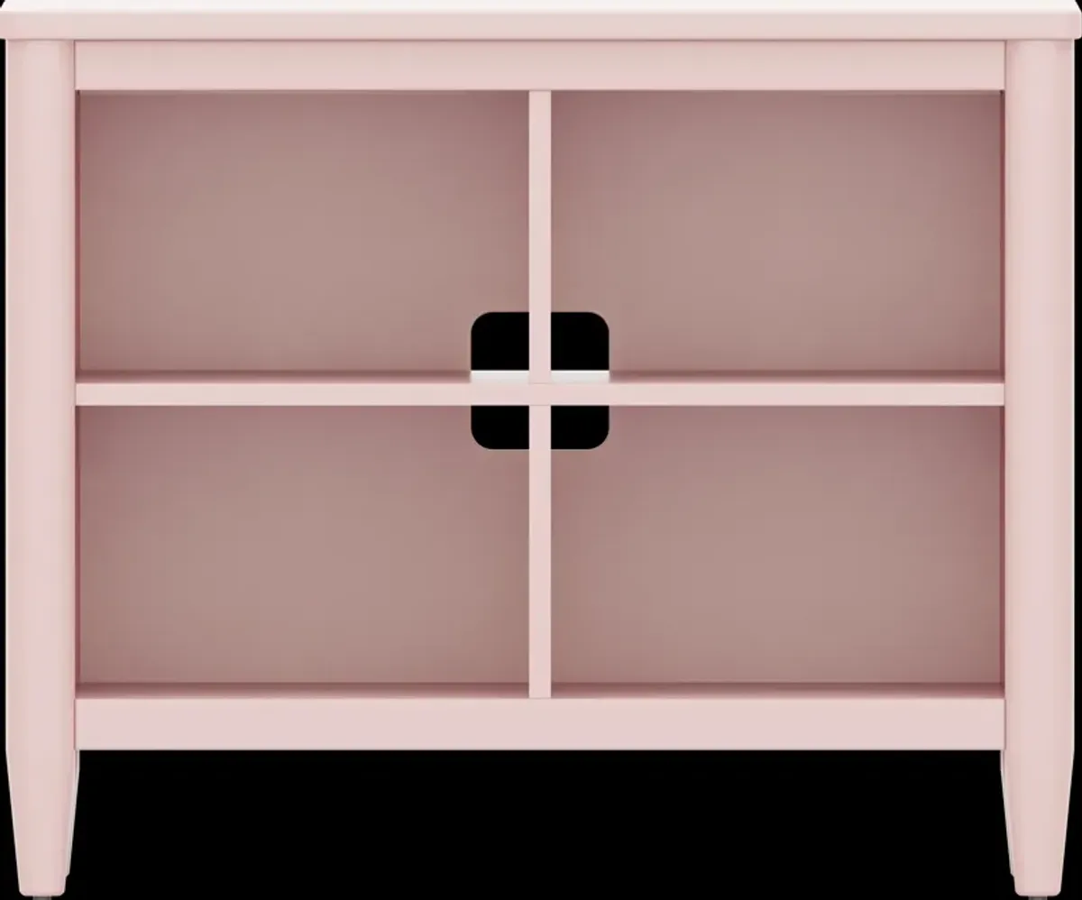 Kids Modern Colors Pink 37" Bookcase