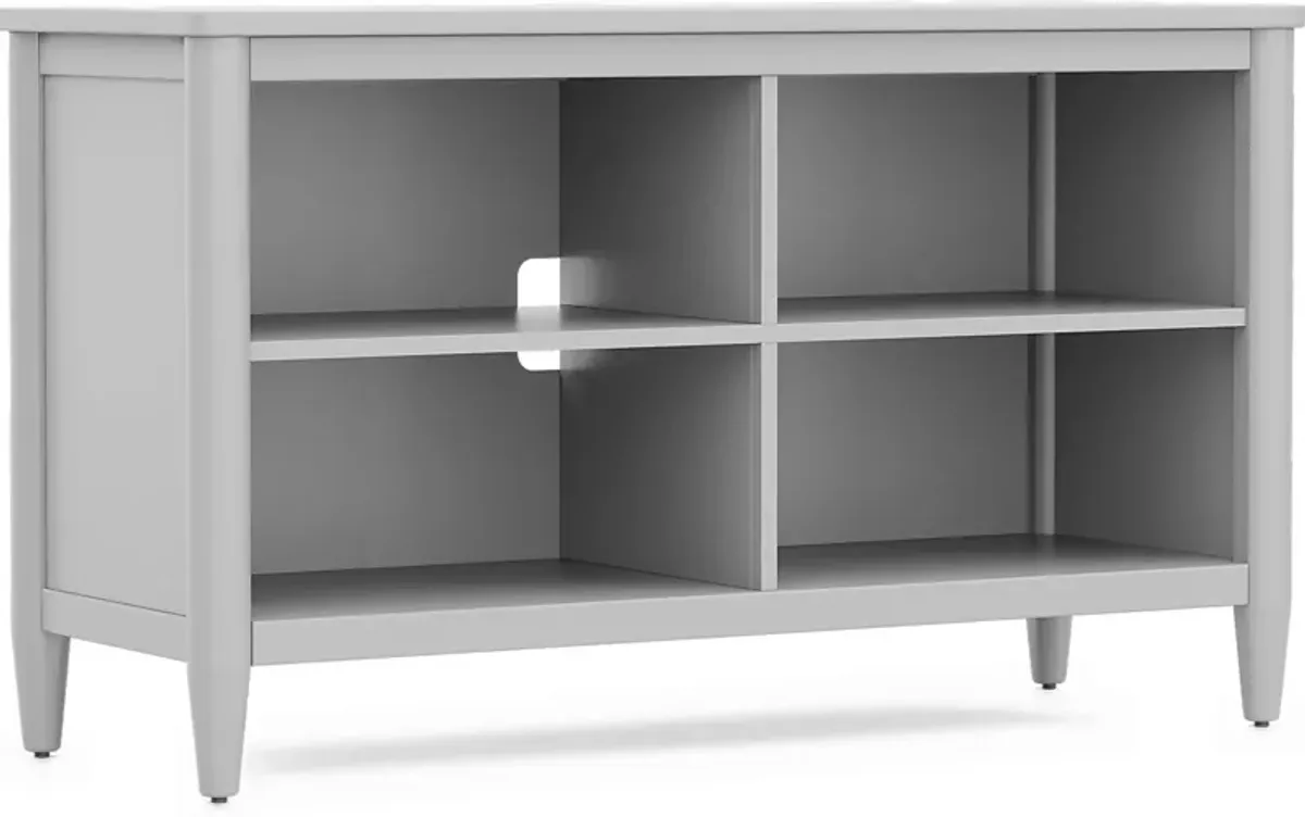 Kids Modern Colors Light Gray 52"" Bookcase