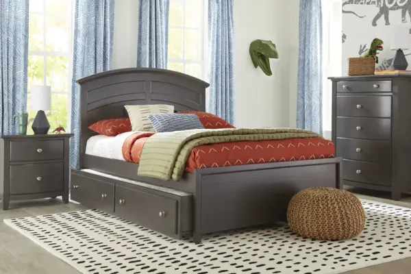 Kids Santa Cruz Gray Full Panel Bedroom