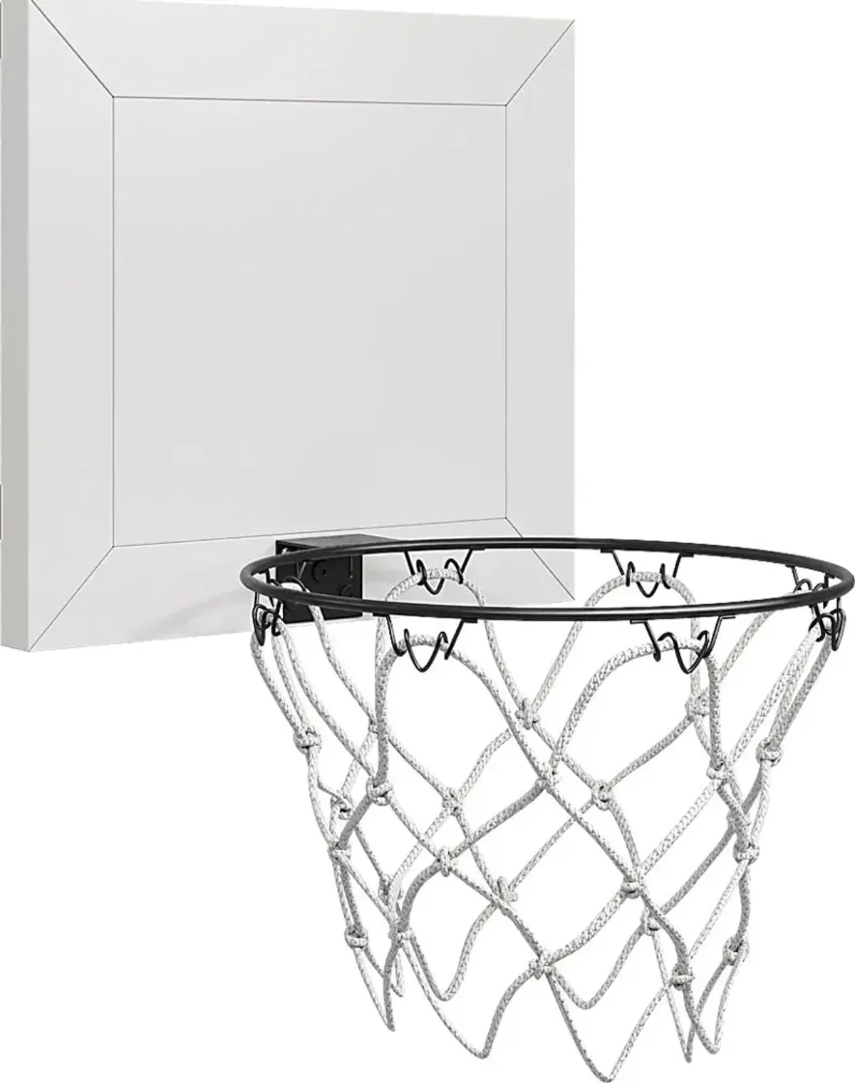 Kids Cottage Colors White Basketball Hoop