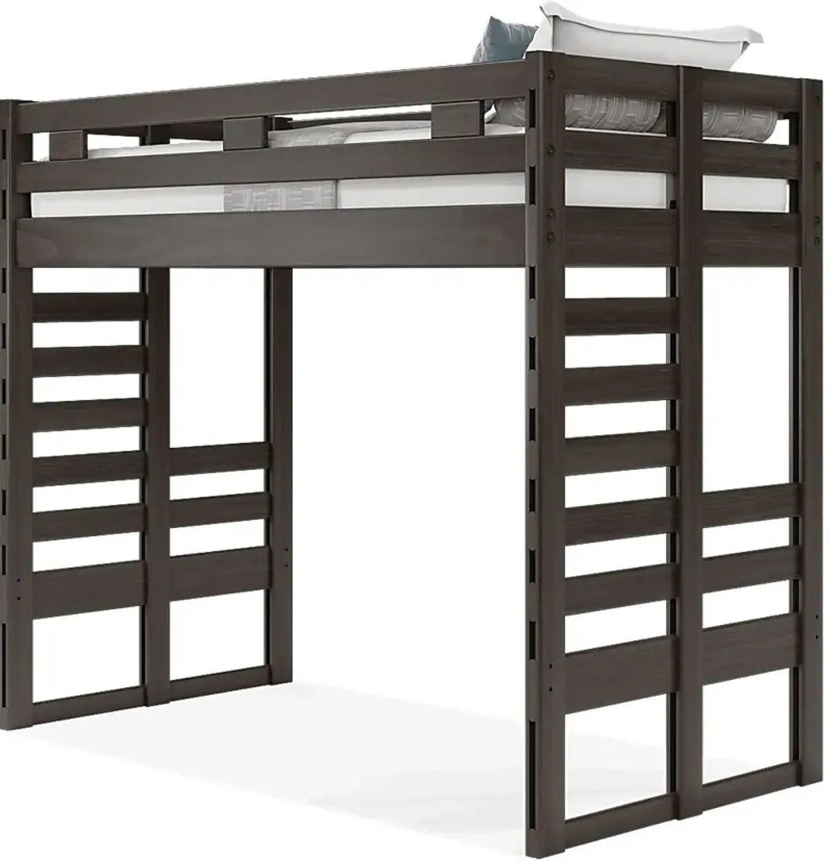 Kids Creekside 2.0 Charcoal Twin Loft Bed