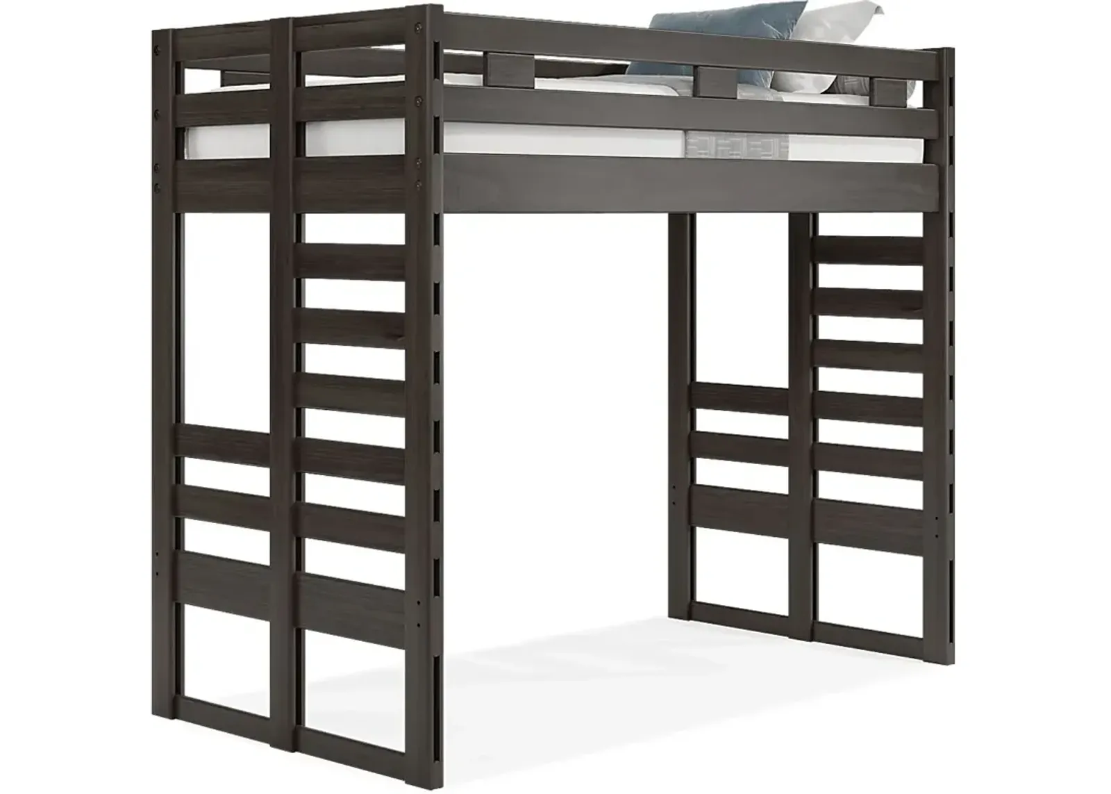 Kids Creekside 2.0 Charcoal Twin Loft Bed