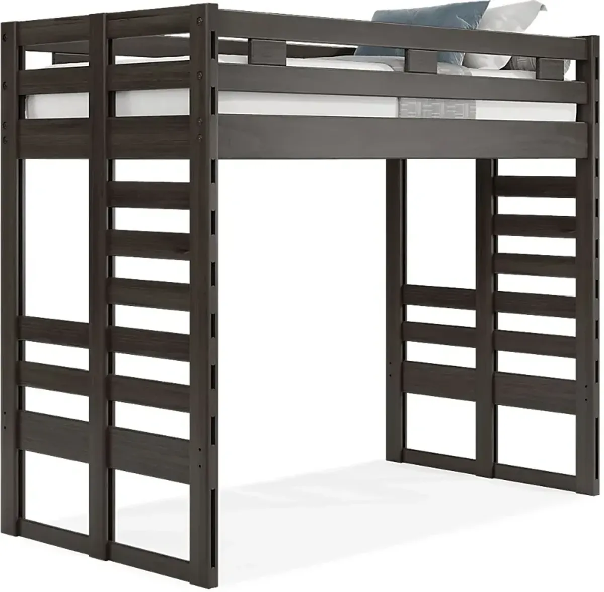 Kids Creekside 2.0 Charcoal Twin Loft Bed