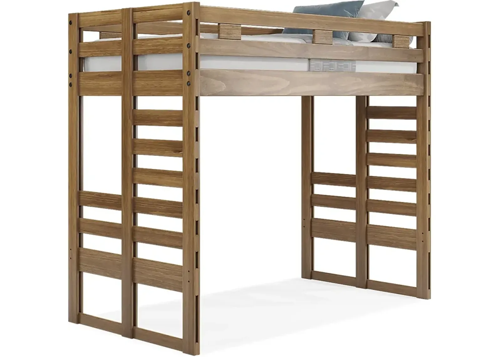 Kids Creekside 2.0 Chestnut Twin Loft Bed