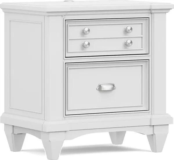 Kids Hilton Head White Nightstand