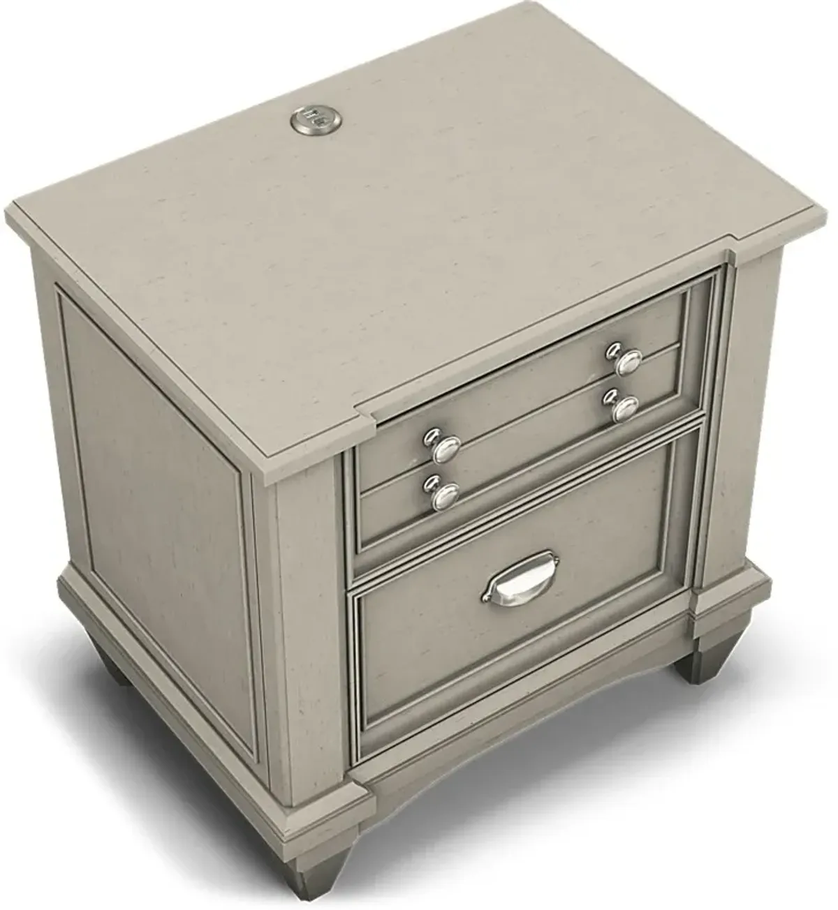 Kids Hilton Head Gray Nightstand